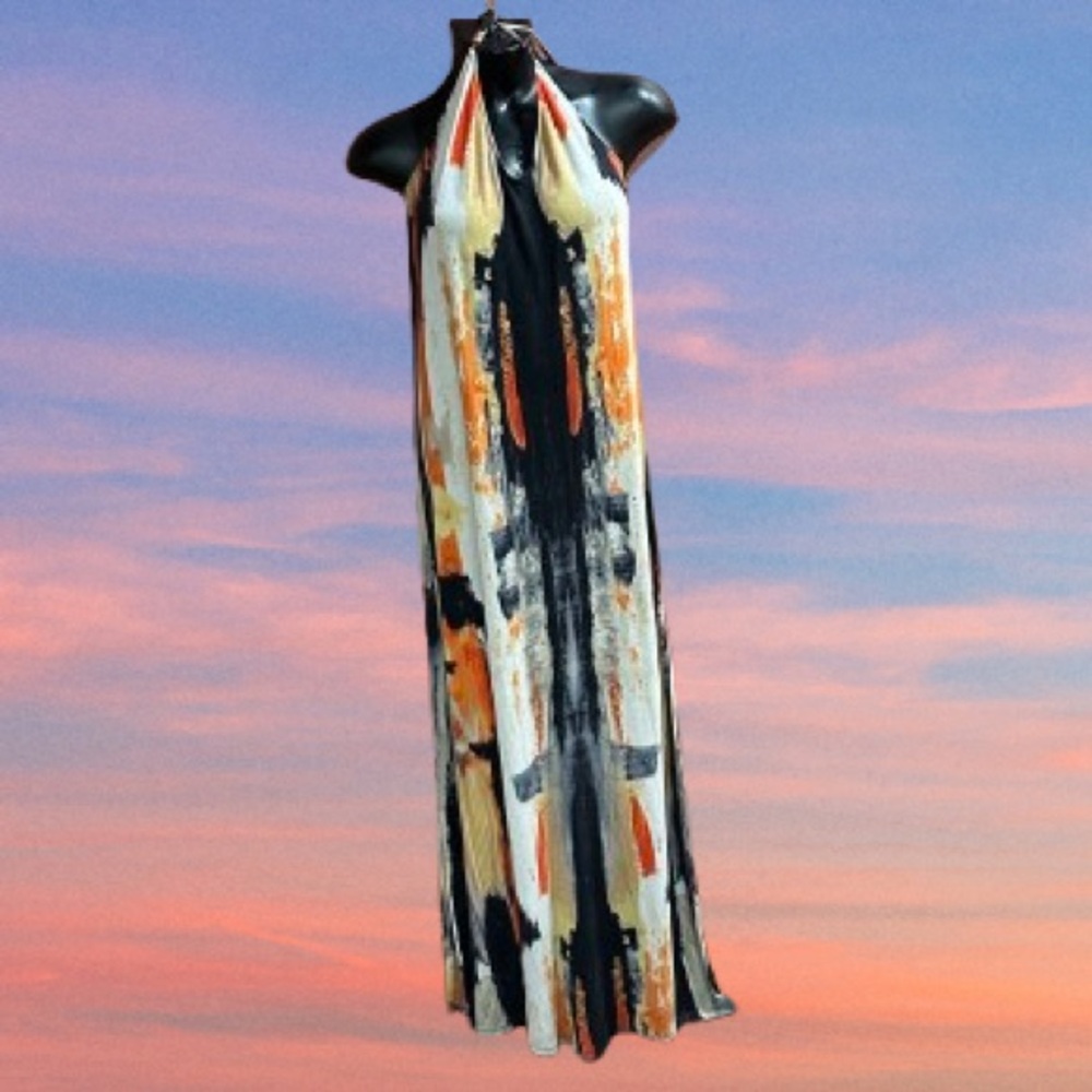 Art Deco Maxi Dress